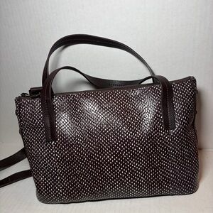 Hammitt Addie Medium Espresso Reserve Leather Handbag Retail $395